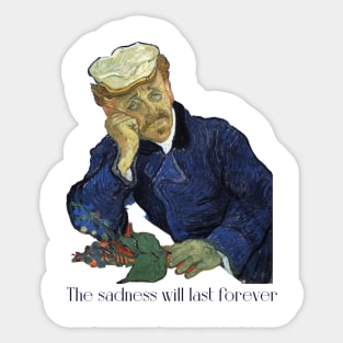 van gogh quote Sticker